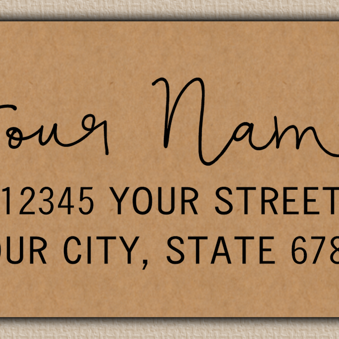 Brown Fancy Monoline Script Return