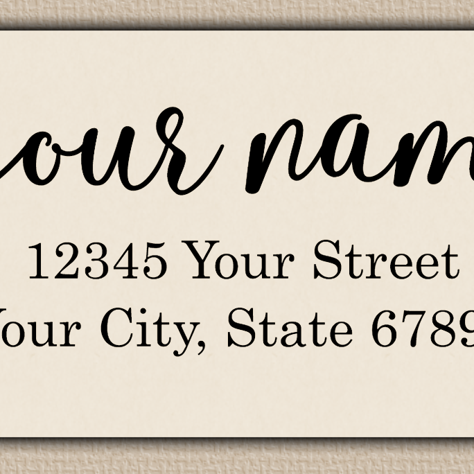Ivory Flowing Elegant Return Address Labels