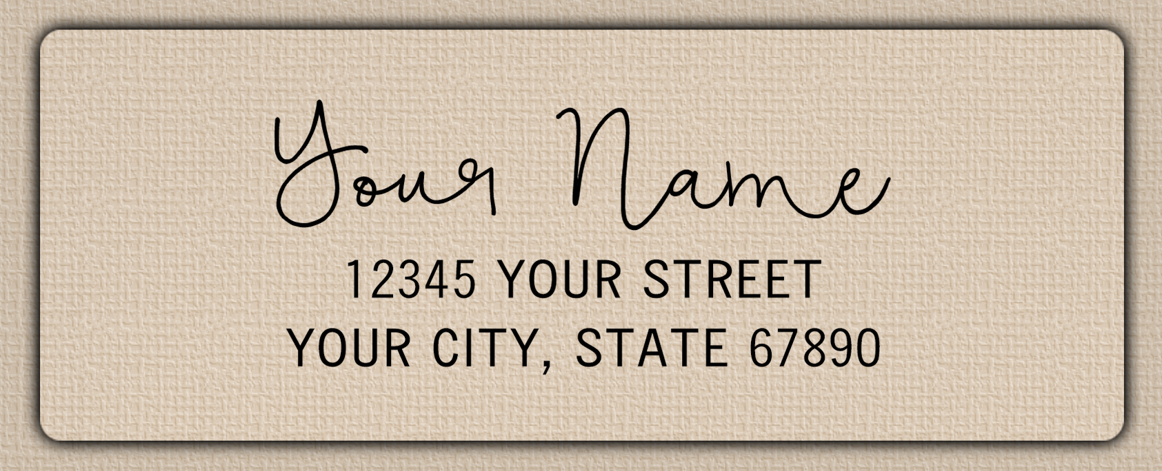 Clear Glossy Fancy Monoline Script Return