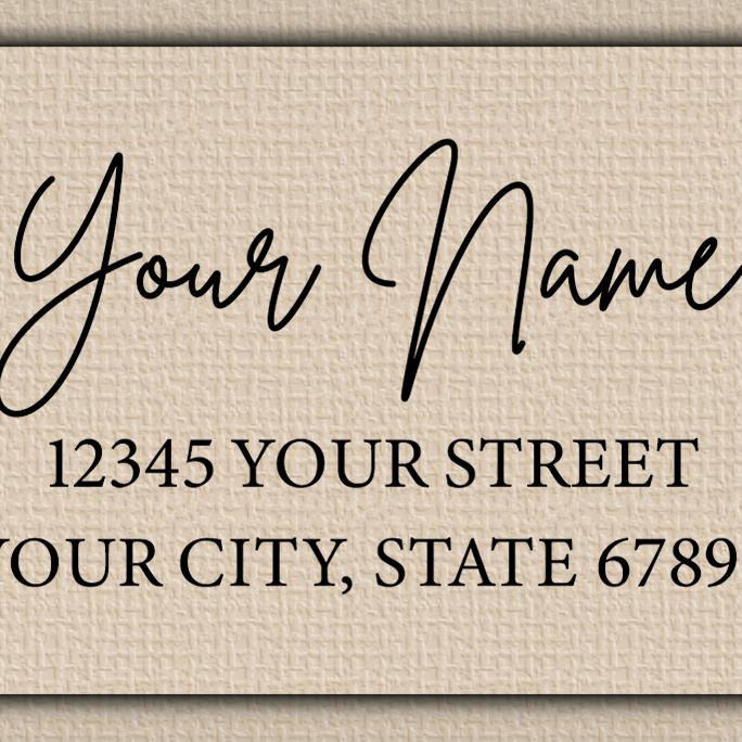 Clear Glossy Fashionable Signature Script Return