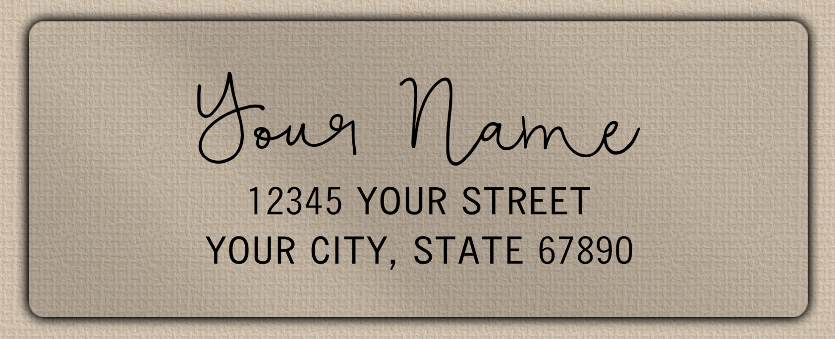 Clear Matt Fancy Monoline Script Return