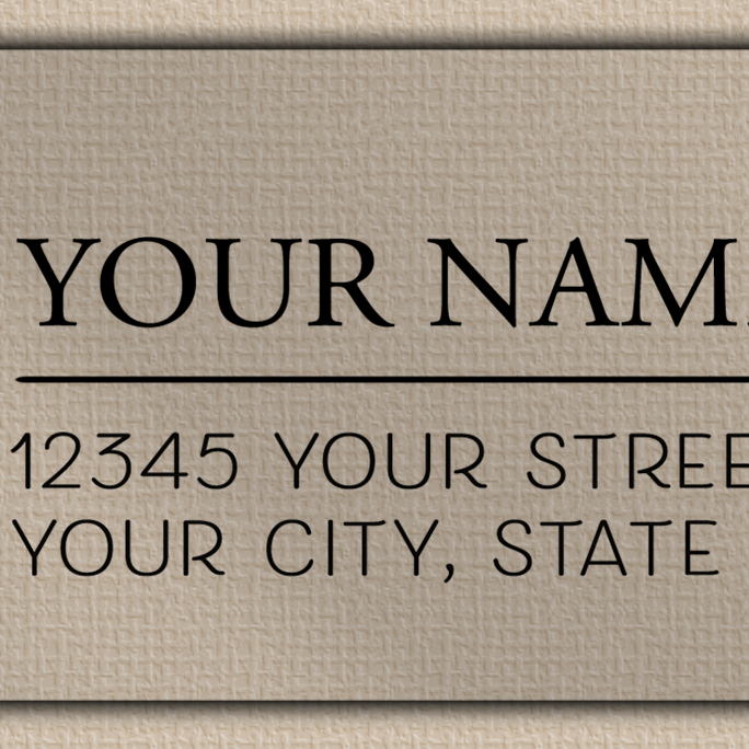 Clear Matt Poppy Line Art Return Return Address Labels