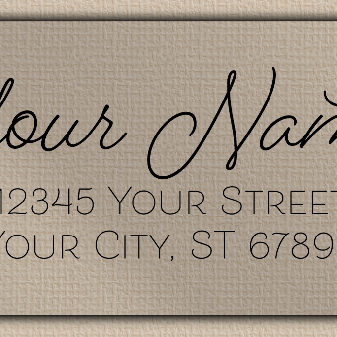 Clear Matt Romantic Monoline Script Return