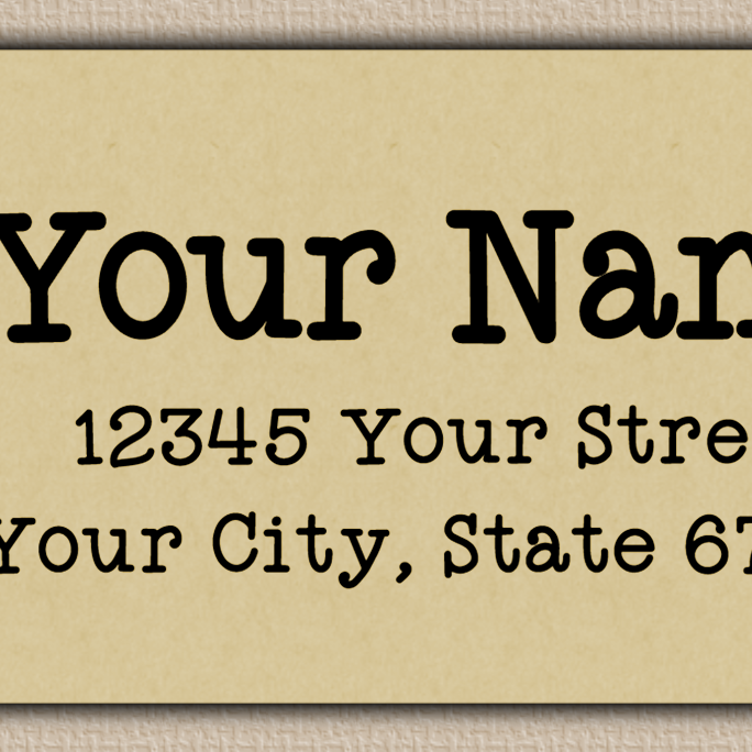 Ecru Sunflower Line Art Return Address Labels