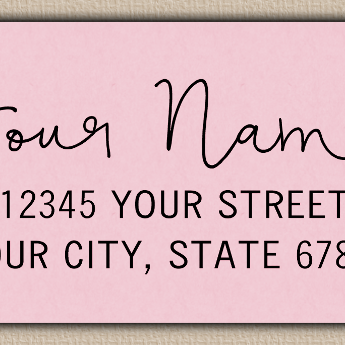 Pink Fancy Monoline Script Return