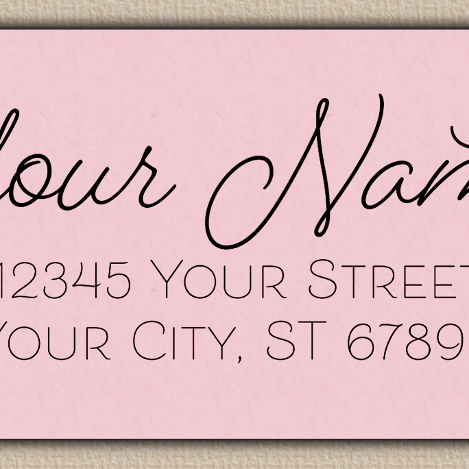 Pink Romantic Monoline Script Return
