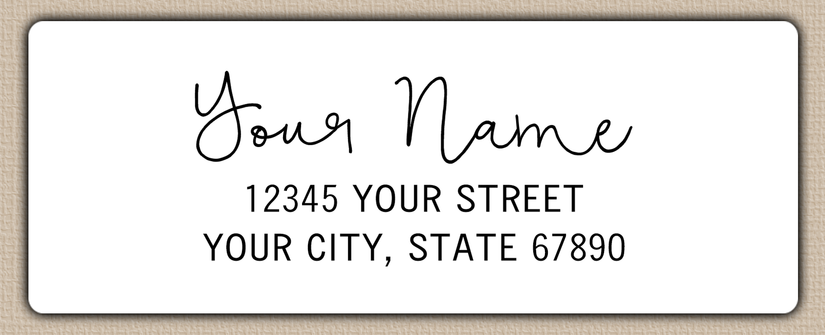 White Fancy Monoline Script Return