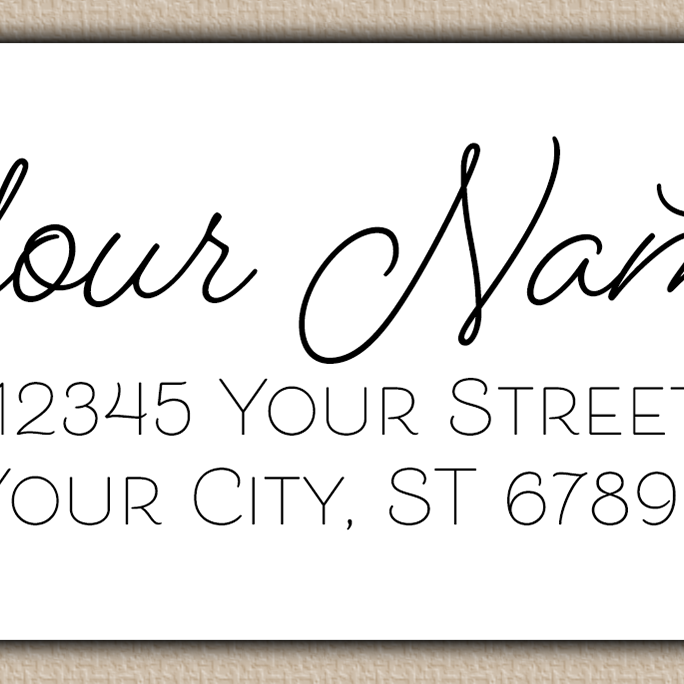 White Romantic Monoline Script Return
