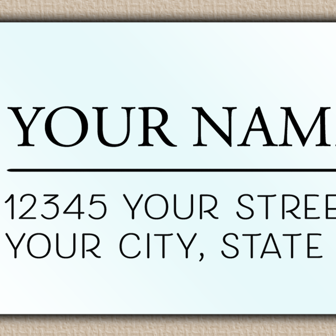 Waterproof Poppy Line Art Return Return Address Labels