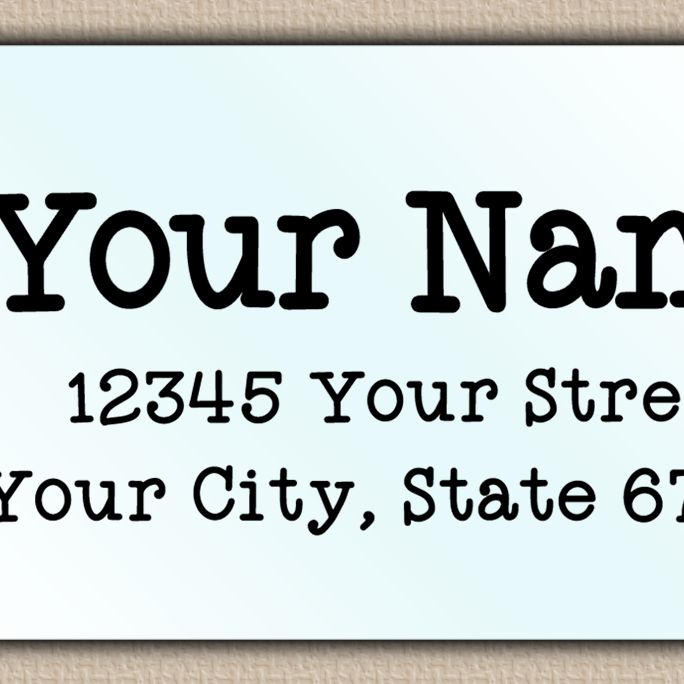Waterproof Sunflower Line Art Return Address Labels