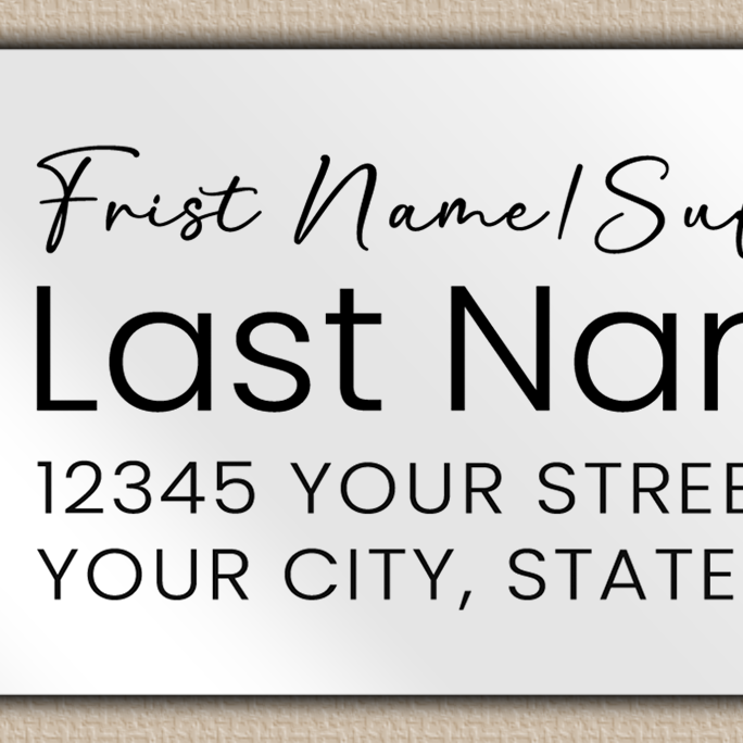 White Glossy Daffodils Line Art Return Address Labels