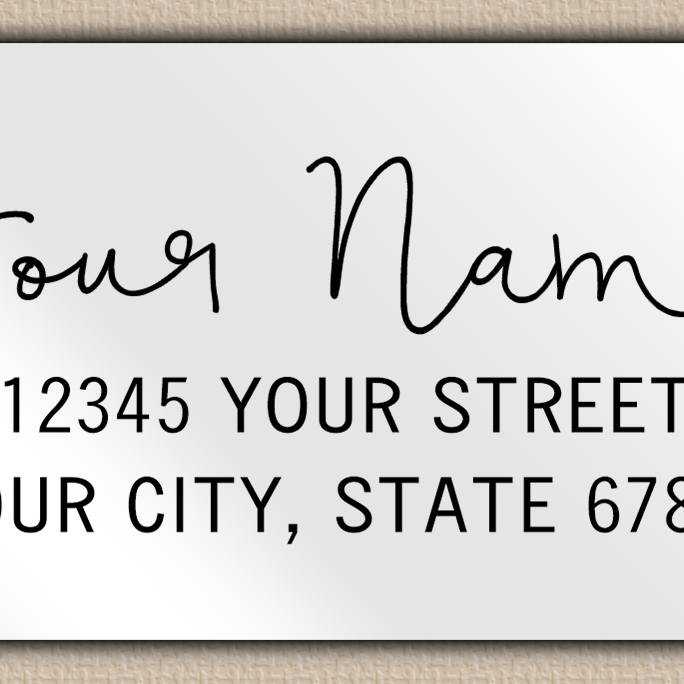 White Glossy Fancy Monoline Script Return