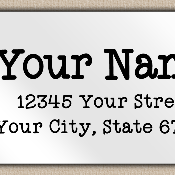White Glossy Sunflower Line Art Return Address Labels