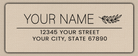 Clear Glossy Olive Branch Line Art Return Address Labels