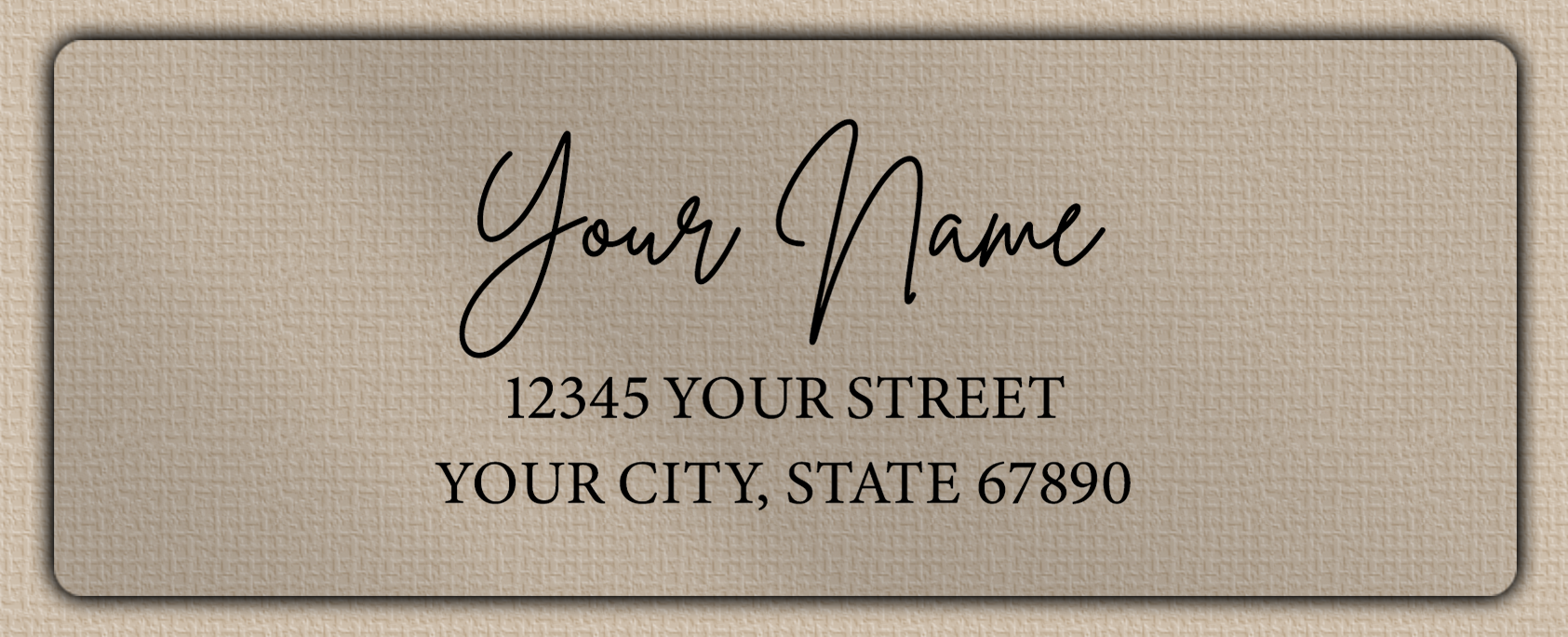 Clear Matt Fashionable Signature Script Return