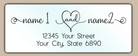 Waterproof Charming Couple Return Address Labels