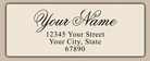 Ivory Luxurious Script Return Address Labels