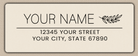 Ivory Olive Branch Line Art Return Address Labels