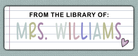 Lined Paper Name Stickers - from the library of option