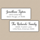 Charming Cursive Script Return Address Labels