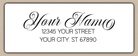 White Romantic Handwriting Script Return