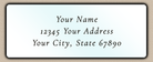 Waterproof Classic Wedding Script Return Address Labels