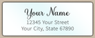 Waterproof Charming Cursive Script Return Address Labels