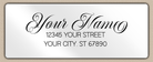 White Glossy Romantic Handwriting Script Return